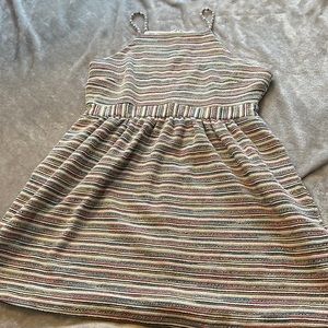 Banana republic striped knit mini dress
